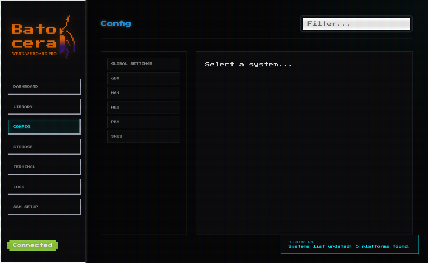 Emulator Config editor